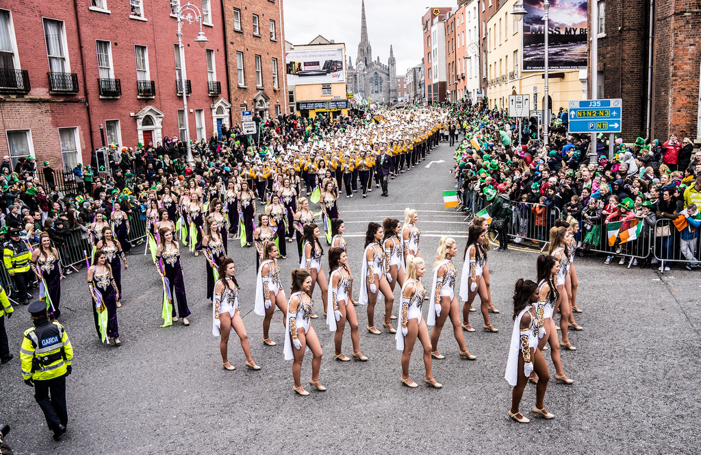 dublin ireland st pattys day parade