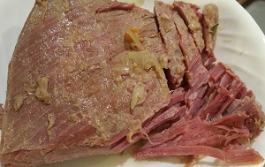 Corned beef done